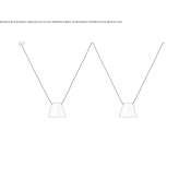 Aluminum hanging lamp Torello