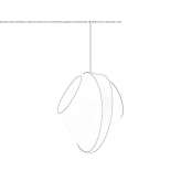 LED fabric pendant lamp Eindhout