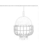 Metal LED hanging lamp Bruceton