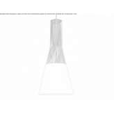 Stalowa lampa wisząca Pura