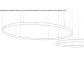 Aluminiowa lampa wisząca LED Affi