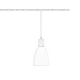 Handmade hanging lamp Enghien