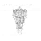 Handmade bronze hanging lamp Bendale