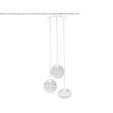 Pendant lamp made of blown glass Mellwood