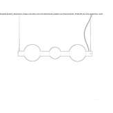 Aluminum LED hanging lamp Gurnard