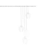 LED hanging lamp made of Murano glass Remagen
