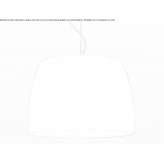 LED hanging lamp made of opal glass Lezama