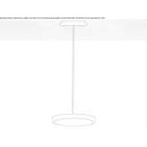 Aluminiowa lampa wisząca LED Reding