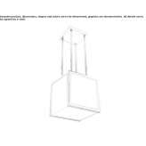Glass pendant lamp Ommen