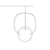 Metalowa lampa wisząca LED Olivenza