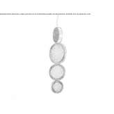 LED hanging lamp handmade of bronze Chupaca