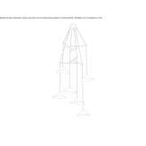 Steel LED hanging lamp Bangor
