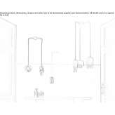 Pendant lamp made of blown glass Duruelo