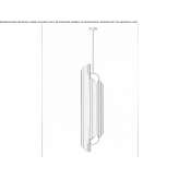 Steel LED pendant lamp with dimmable function Okrisky