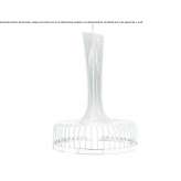 Metalowa lampa wisząca LED Brora