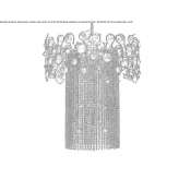 Halogenowa lampa wisząca z kryształkami Vialfre