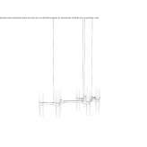 LED hanging lamp handmade of frosted glass Bennekom