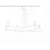 Anodized aluminum pendant lamp Kosava
