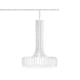 Metalowa lampa wisząca LED Brora