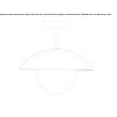 Pendant lamp Bultei