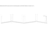 Aluminum LED hanging lamp Marlton