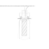 LED hanging lamp made of brass and blown glass Meldorf