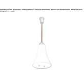 Glass pendant lamp Chiquiza