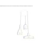 Aluminum hanging lamp Saone