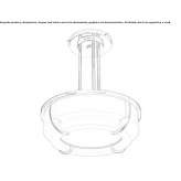 Glass pendant lamp Aroneanu
