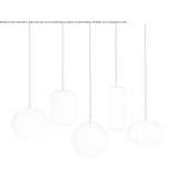 Pendant lamp made of blown glass Mellwood