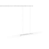 LED hanging lamp handmade of frosted glass Daesti