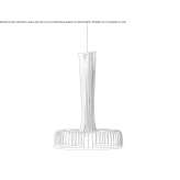 Metalowa lampa wisząca Brora