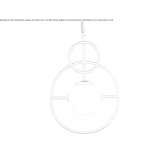 Metalowa lampa wisząca LED Olivenza