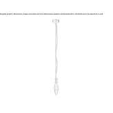 LED hanging lamp made of Murano glass Ittre