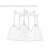 Pendant lamp Jumet
