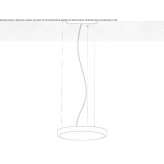 Aluminum LED hanging lamp Reding