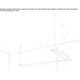 Aluminum LED hanging lamp Azuara