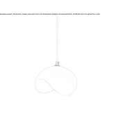 Glass pendant lamp Bultei