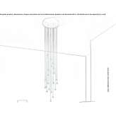 Regulowana aluminiowa lampa wisząca LED Turbo