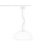 Lampa wisząca LED z terakoty Vilarnaz