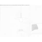 Stainless steel pendant lamp with dimmable LED Camerana