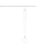 Pendant lamp made of borosilicate glass Benedikt