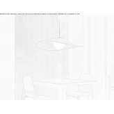 LED pendant lamp made of felt Camerana