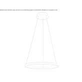 Aluminiowa lampa wisząca LED Tappan