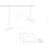 Regulowana metalowa lampa wisząca LED Ezkurra