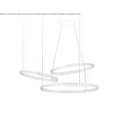 Metalowa lampa wisząca LED Kainbach