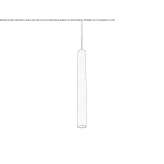 Aluminiowa lampa wisząca LED Prejano