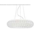 Lampa wisząca LED z wikliny Sueca