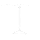 Metal hanging lamp Tarczyn