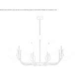 Metal chandelier Basuchil